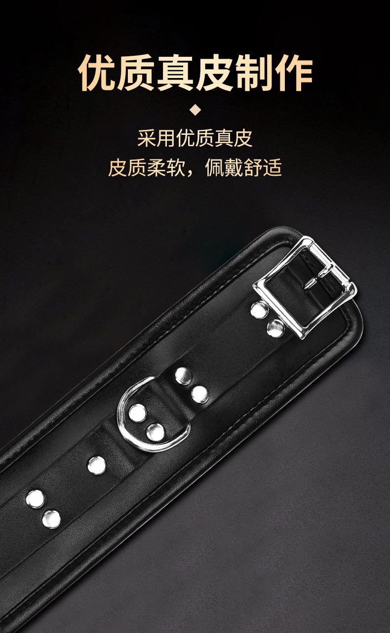 Premium Handcrafted Genuine Leather Handcuffs Bondage Wrist Restraints | BDSM Impact Play Partner Couples Accessories