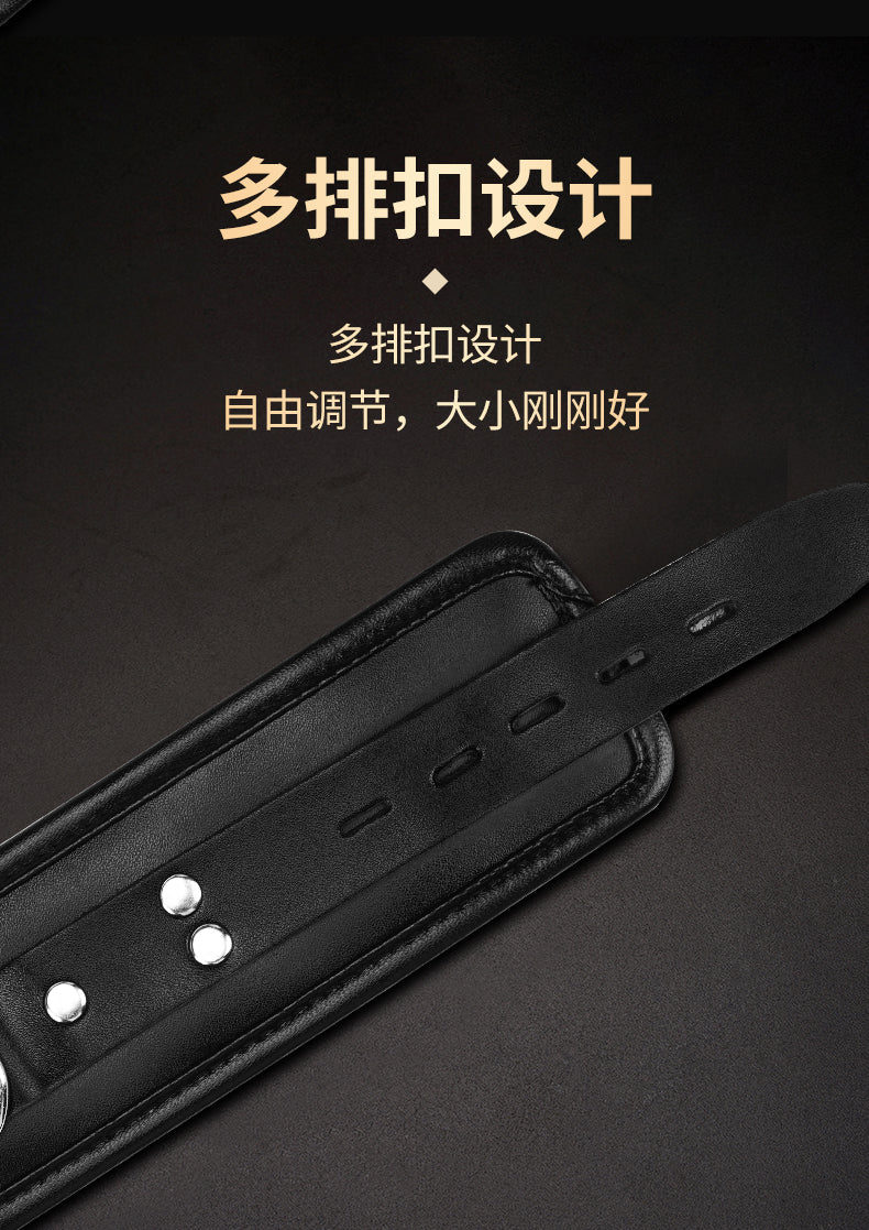 Premium Handcrafted Genuine Leather Handcuffs Bondage Wrist Restraints | BDSM Impact Play Partner Couples Accessories