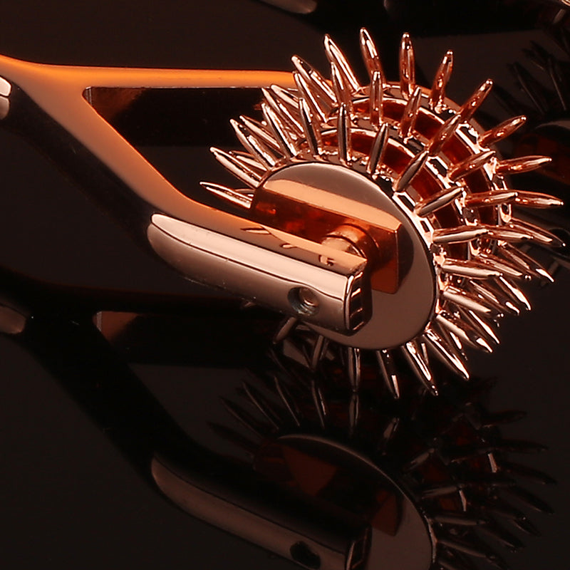 Premium Handcrafted Stainless Steel Triple Roller Nipple Clamps | BDSM Body Temperature Sensation Advanced Beginners