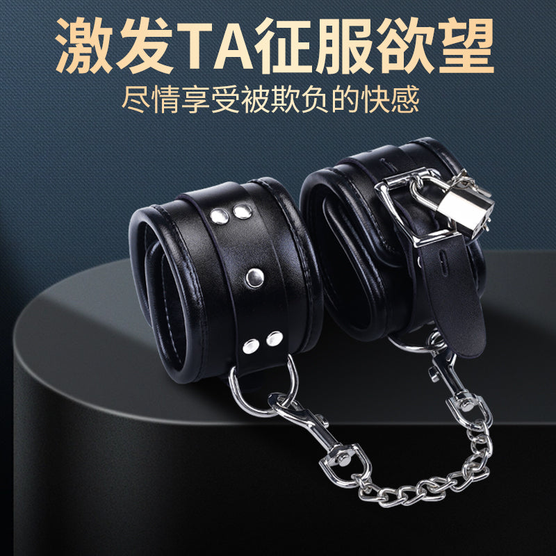 Premium Handcrafted Genuine Leather Handcuffs Bondage Wrist Restraints | BDSM Impact Play Partner Couples Accessories