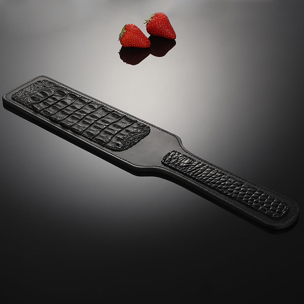 Premium | Spanking Paddle Leather Impact | Genuine Cowhide Leather | BDSM Discipline Spanking | Couples Foreplay Tools