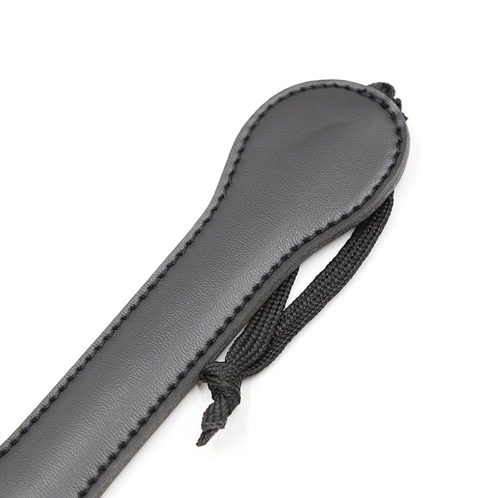 "XOXO" Dual-Layer Spanking Paddle - 31.5cm Black & Red Design with Cutout Letters