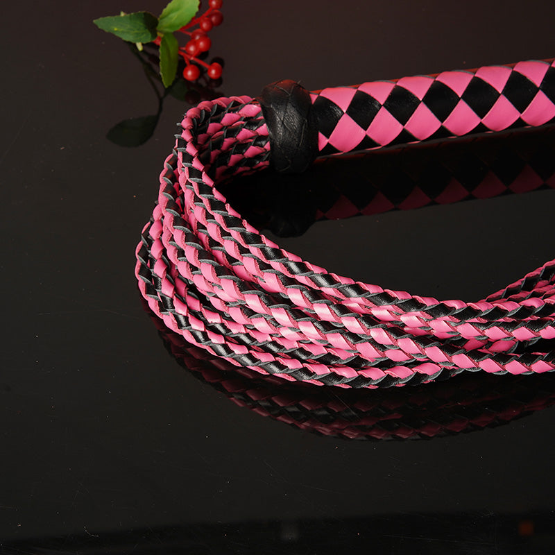 Premium | Cat-O-Nine-Tails Flogger Whip | Genuine Cowhide Leather | BDSM Impact Play | Adult Couples Beginners