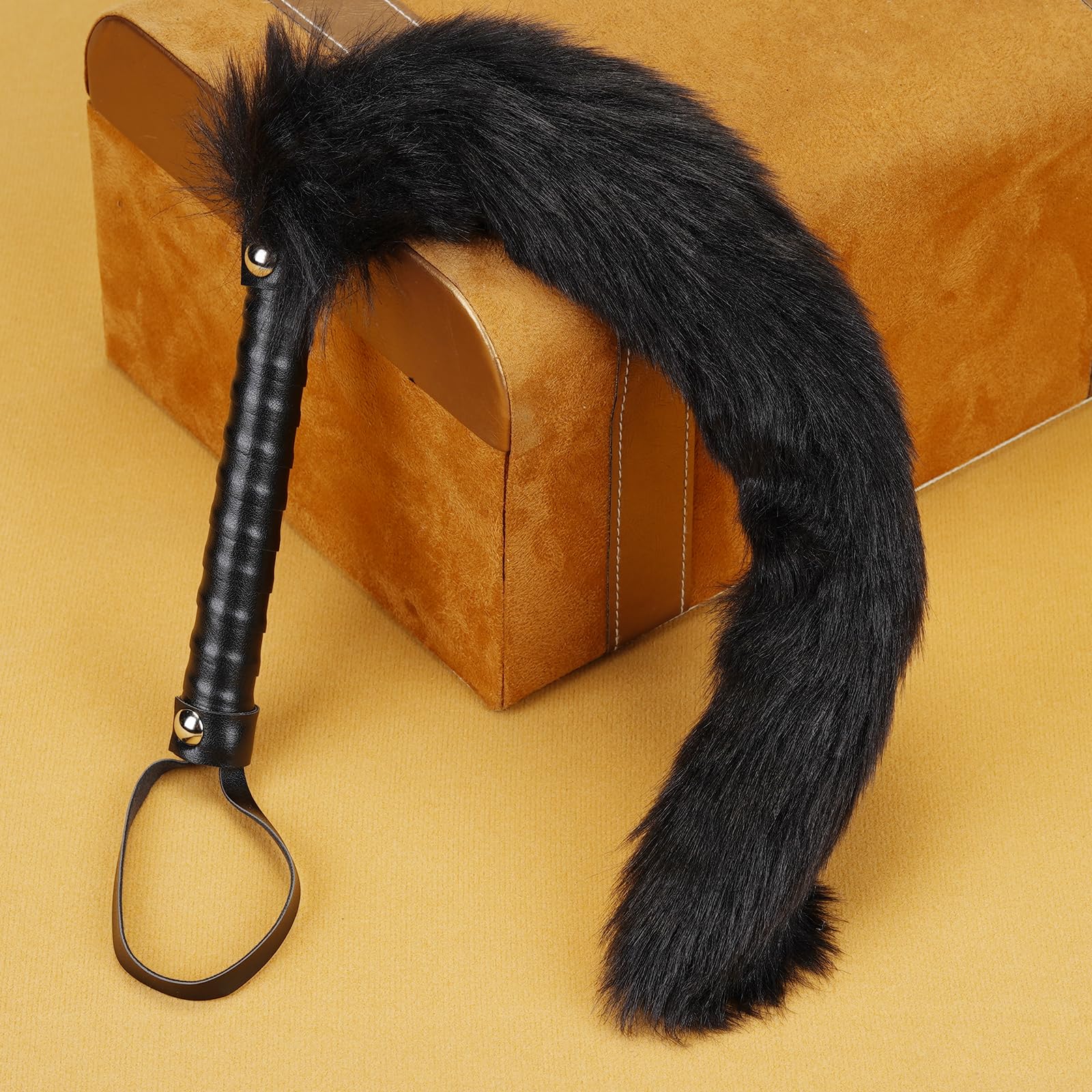 Premium | Cat-O-Nine-Tails Flogger Whip | Genuine Cowhide Leather | BDSM Impact Play | Adult Couples Beginners