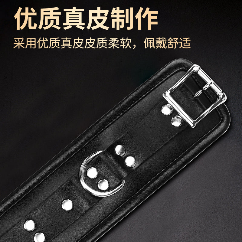 Premium Handcrafted Genuine Leather Handcuffs Bondage Wrist Restraints | BDSM Impact Play Partner Couples Accessories