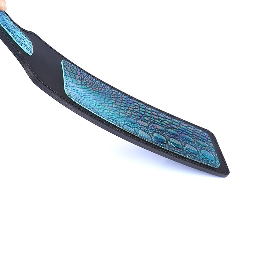 Premium | Spanking Paddle Leather Impact | Genuine Cowhide Leather | BDSM Discipline Spanking | Couples Foreplay Tools