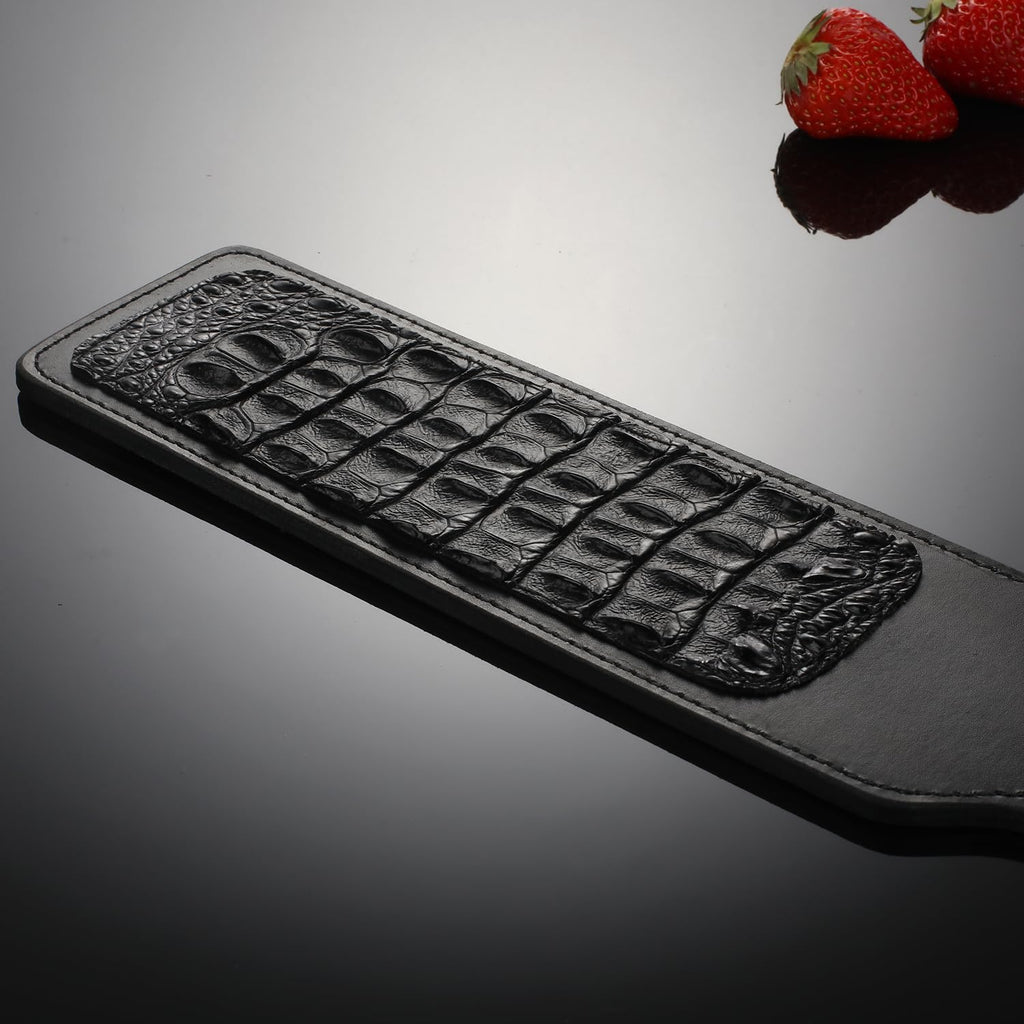 Premium | Spanking Paddle Leather Impact | Genuine Cowhide Leather | BDSM Discipline Spanking | Couples Foreplay Tools