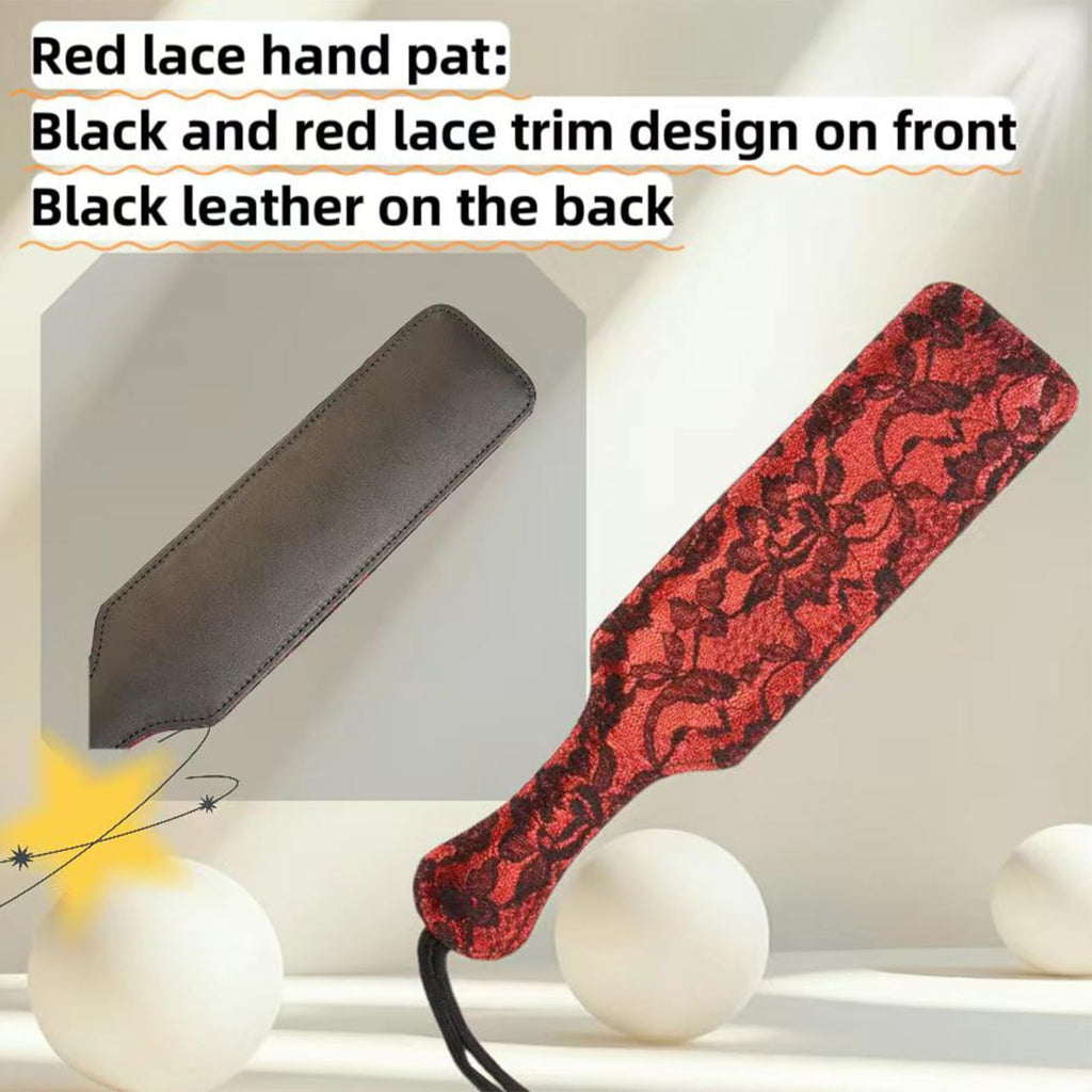 Premium | Spanking Paddle Leather Impact | Genuine Cowhide Leather | BDSM Discipline Spanking | Couples Foreplay Tools