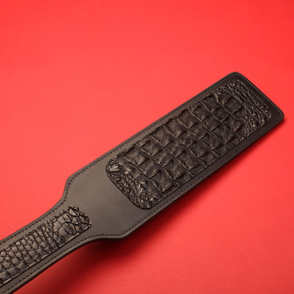 Premium | Spanking Paddle Leather Impact | Genuine Cowhide Leather | BDSM Discipline Spanking | Couples Foreplay Tools