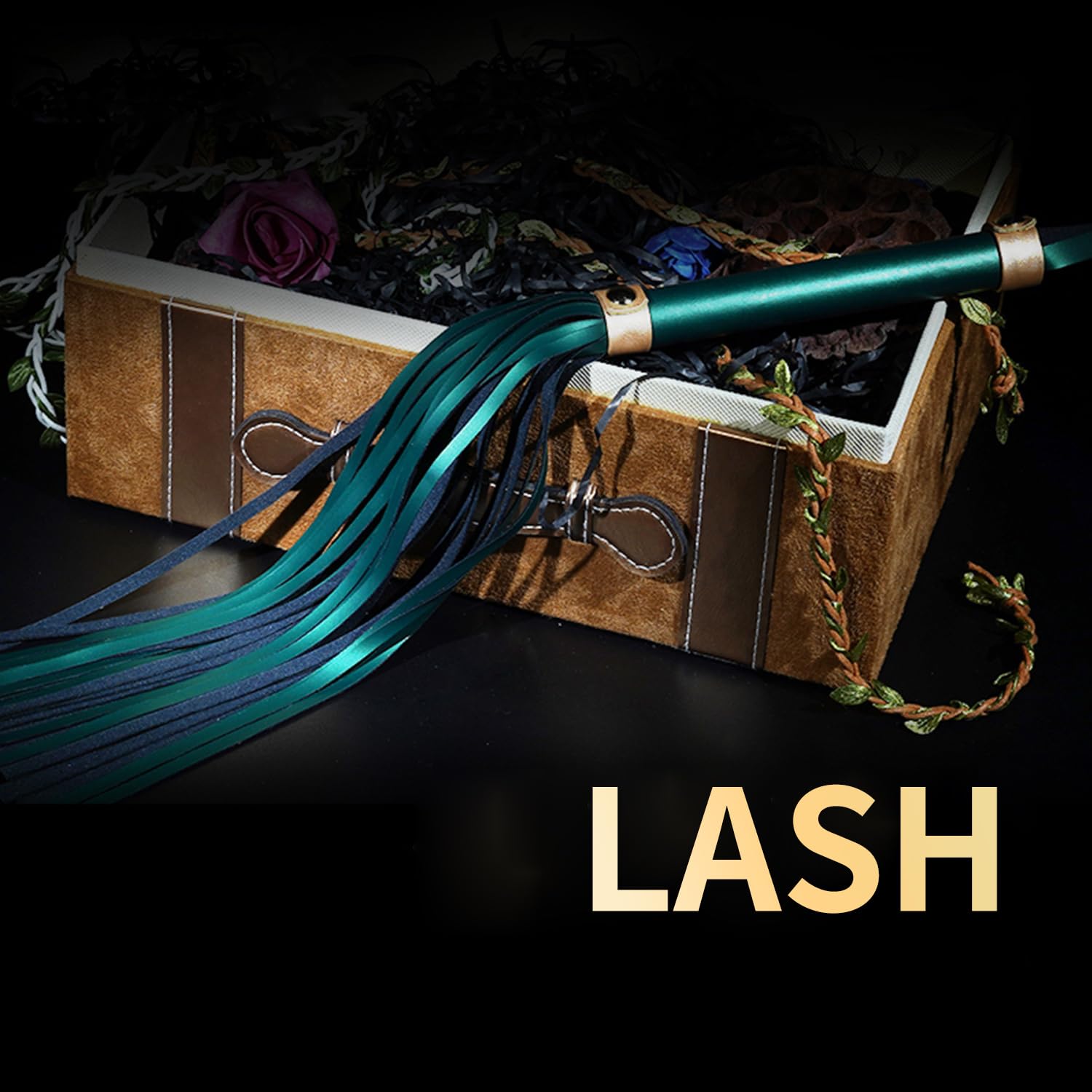 Premium | Cat-O-Nine-Tails Flogger Whip | Genuine Cowhide Leather | BDSM Impact Play | Adult Couples Beginners