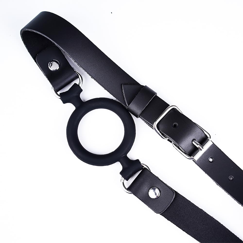 Premium | Mouth Gag Ball Gag | Food-Grade Silicone | Oral Restraint BDSM Bondage | Partner Play Adults