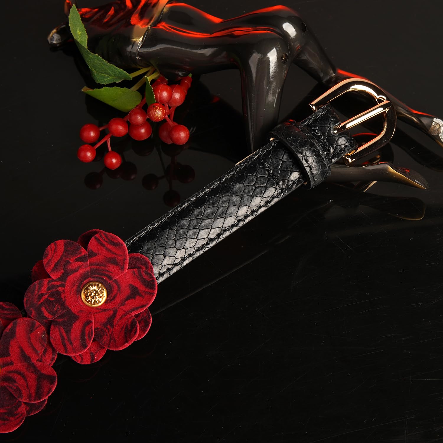 Premium | Pet Play Collar with Leash Set | Dominance D/S Neck Restraint | Bondage Couples Lifestyle