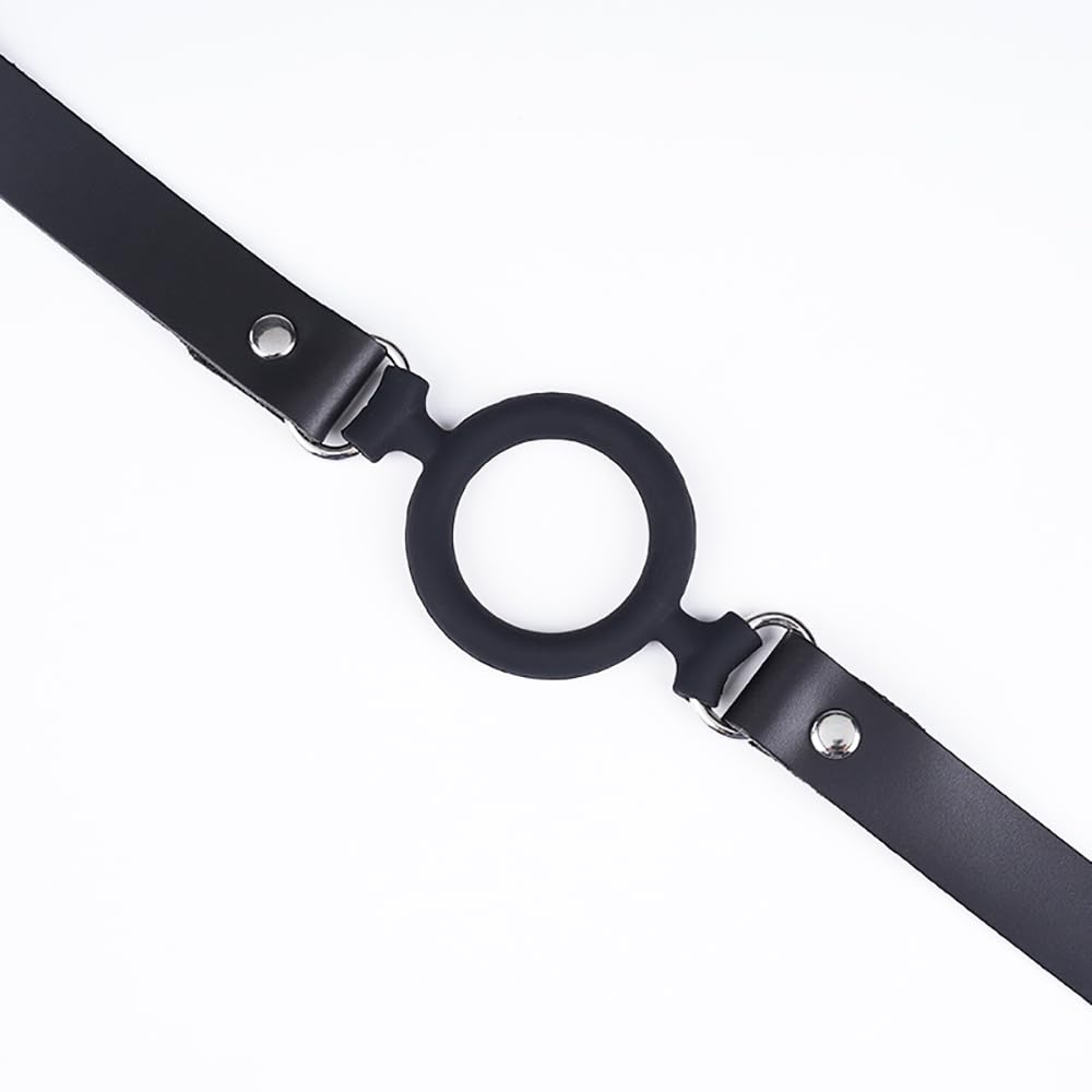 Premium | Mouth Gag Ball Gag | Food-Grade Silicone | Oral Restraint BDSM Bondage | Partner Play Adults
