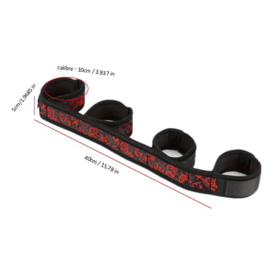 Premium | Bondage Handcuffs Wrist Ankle Cuffs | Partner Restraint Tie Down | Adult Couples Bondage Games