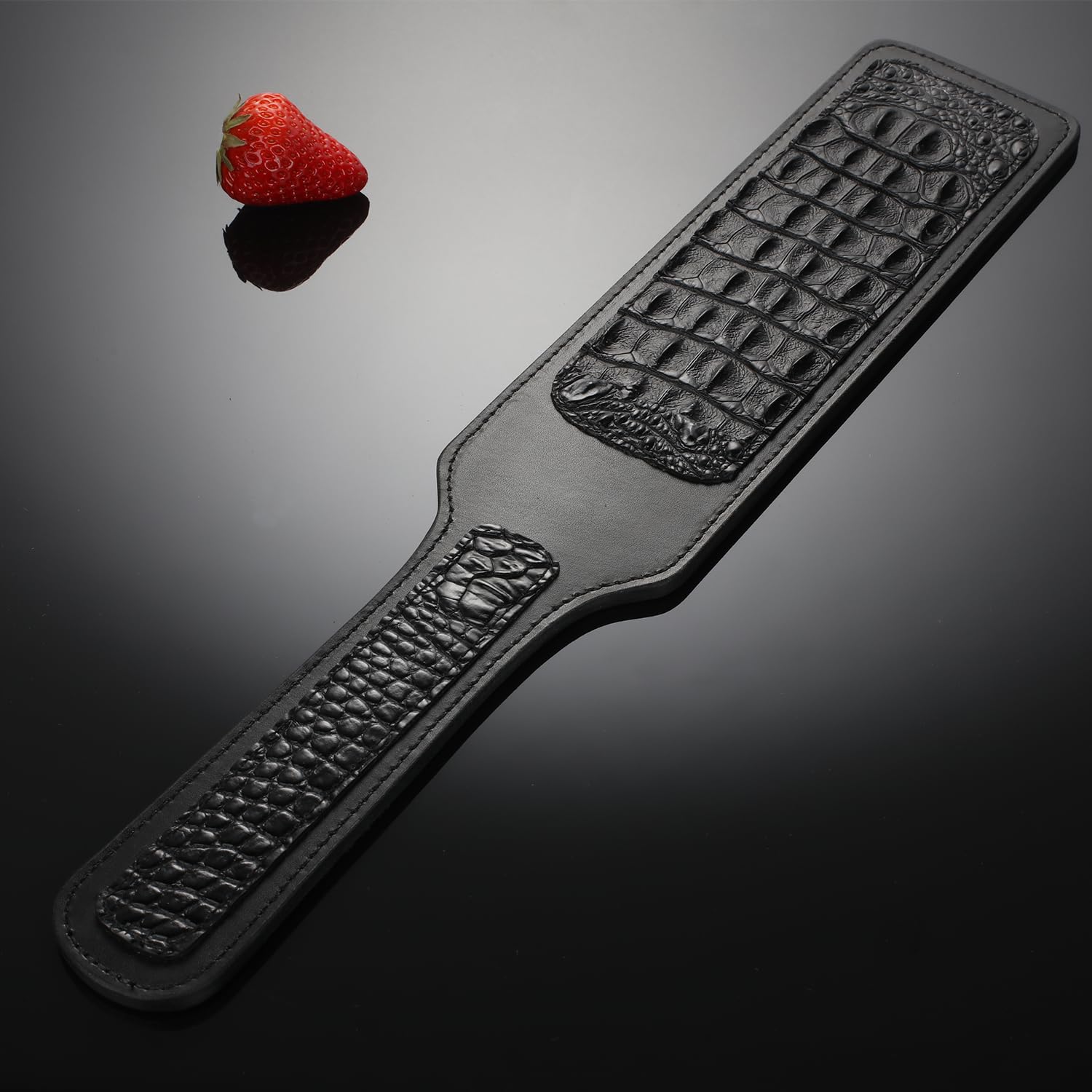Premium | Spanking Paddle Leather Impact | Genuine Cowhide Leather | BDSM Discipline Spanking | Couples Foreplay Tools