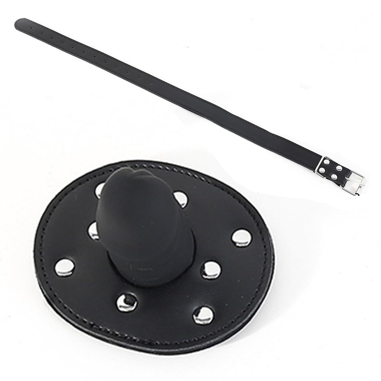 Premium | Mouth Gag Ball Gag | Food-Grade Silicone | Oral Restraint BDSM Bondage | Partner Play Adults