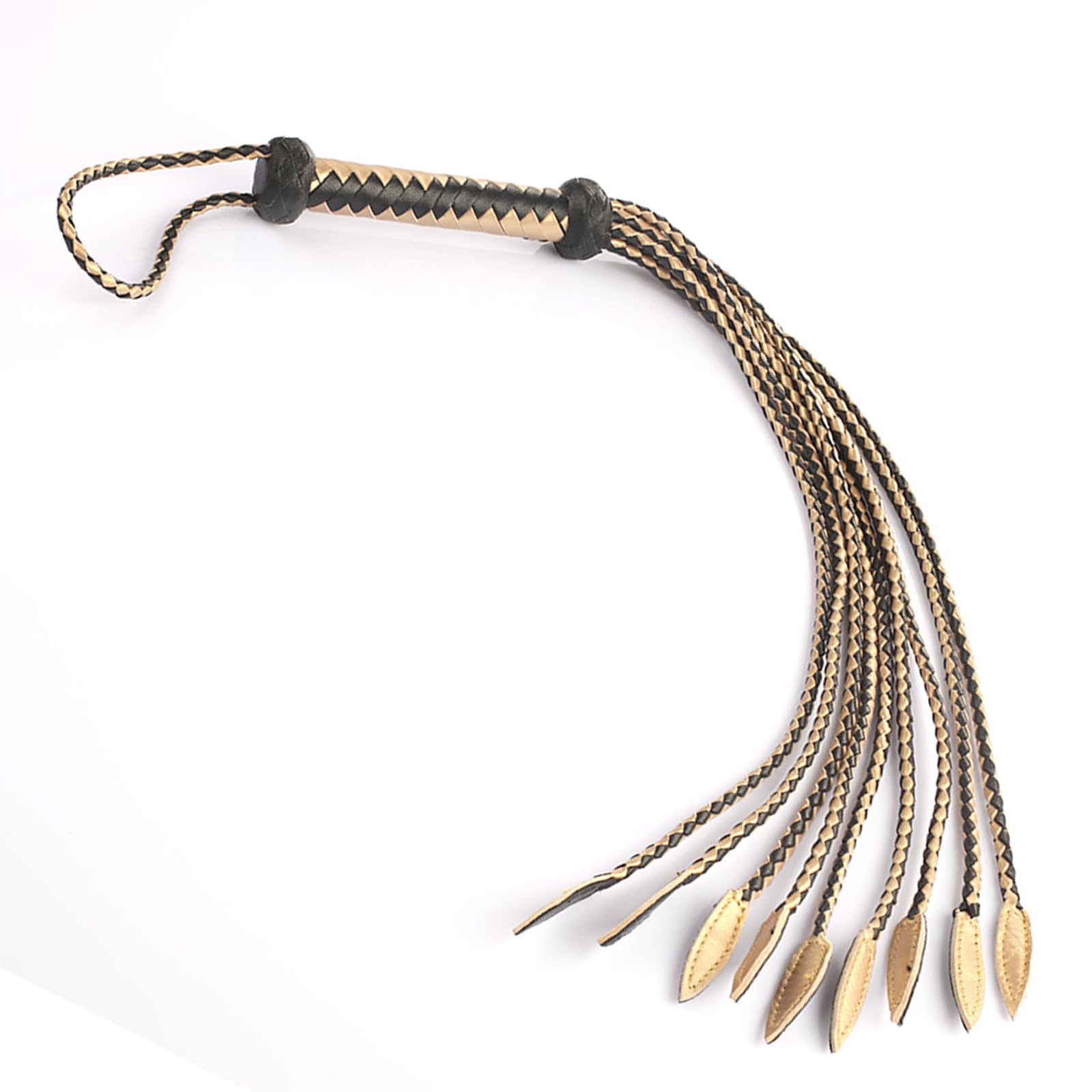 Premium | Cat-O-Nine-Tails Flogger Whip | Genuine Cowhide Leather | BDSM Impact Play | Adult Couples Beginners